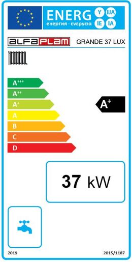 Alfa kotao na pelet GRANDE 37 LUX ECO