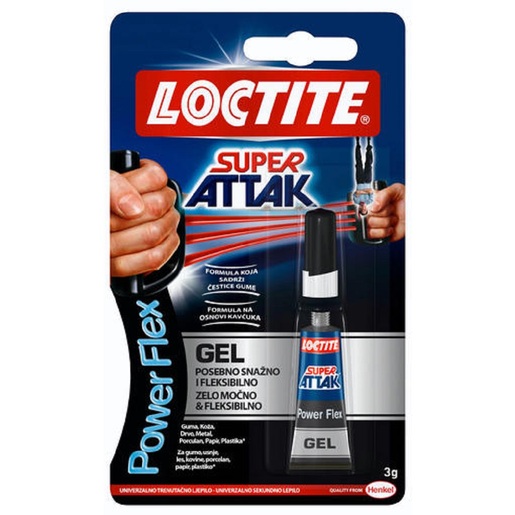 Loctite Super Attak Power Flex gel 3 g