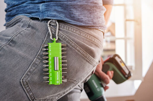 BOSCH 21-djelni set bitova - zeleni