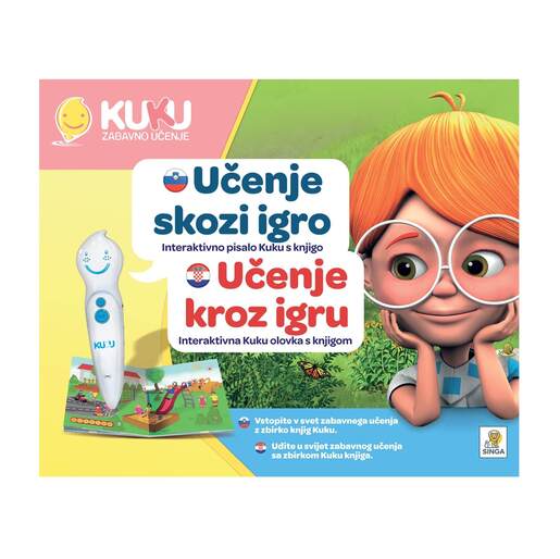 KUKU interaktivna olovka s knjigom - Učenje kroz igru