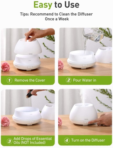 Homasy difuzor s hladnom parom, 500 ml