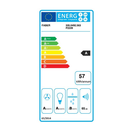 Faber napa Cylindra Isola Gloss Plus EV8+ WH A37