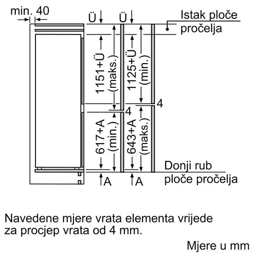 Bosch hladnjak KIV87VFE0