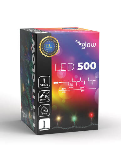 500 LED Lampica – Šarena