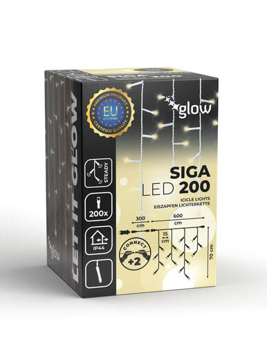 200 LED Siga – Toplo bijela boja