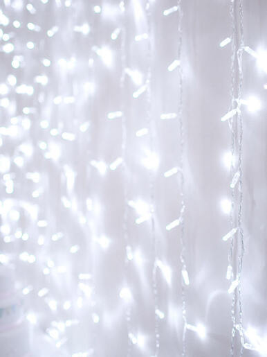 200 LED Zavjesa – Bijela boja