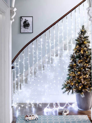 200 LED Zavjesa – Bijela boja