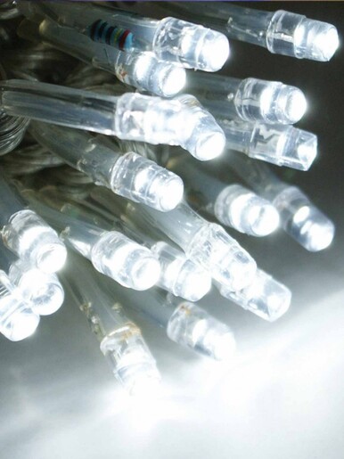 100 LED Lampica – Bijela boja – prozirna žica