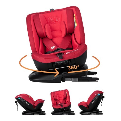 Kinderkraft autosjedalica XPEDITION 0-36 kg crvena ISOFIX