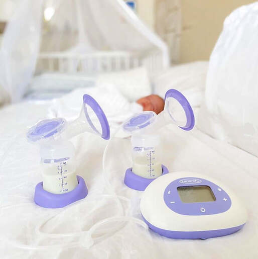 LANSINOH 2u1 Dvostruka električna pumpa za izdajanje