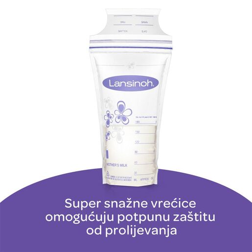 LANSINOH Vrećice za čuvanje izdojenog mlijeka  25 kom
