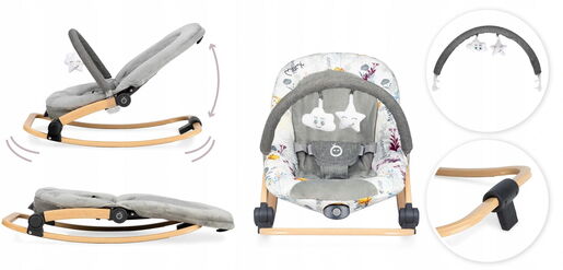 MoMi LUMIWOOD ležaljka flowers