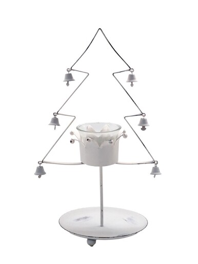 Metalni svijećnjak – Drvce – 27 cm