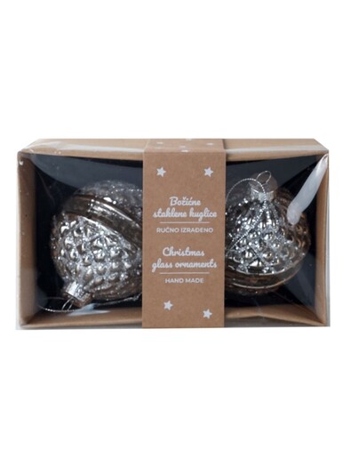 Staklena kuglica – 8 cm – 2/1 94291, 94291