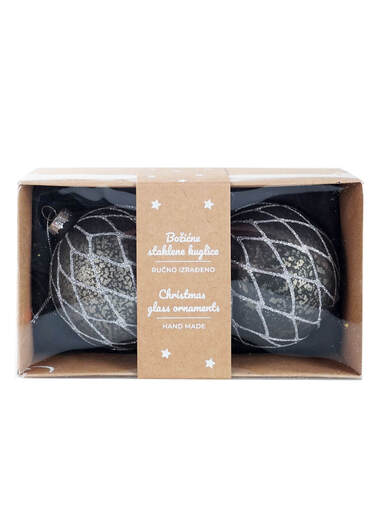 Staklena kuglica – 8 cm – 2/1 94322, 94322