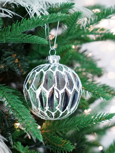 Staklena kuglica – 8 cm – 2/1 94324