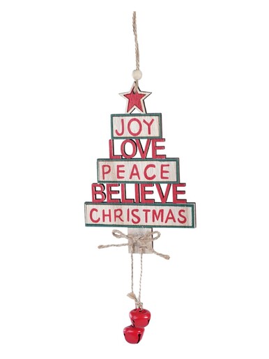 Drvena viseća dekoracija – Drvce 94139, 94139