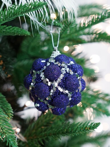 Stiropor kuglica – Tamno plava – 8 cm – 2/1 94359, 94359