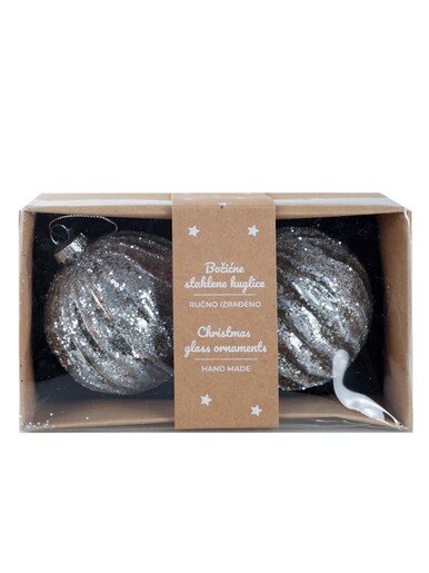 Staklena kuglica – 8 cm – 2/1 94300, 94300