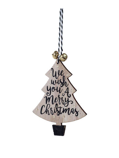 Drvena viseća dekoracija – Drvce 94143, 94143