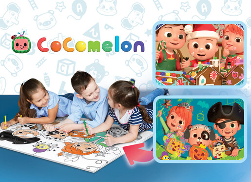 Lisciani Cocomelon dvostrane puzzle 2x24 kom - Započni dan