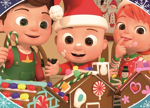 Lisciani Cocomelon dvostrane puzzle 2x24 kom - Započni dan