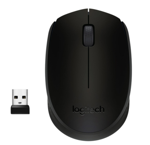 Logitech M171, optički miš, bežični, crni (910-004424)