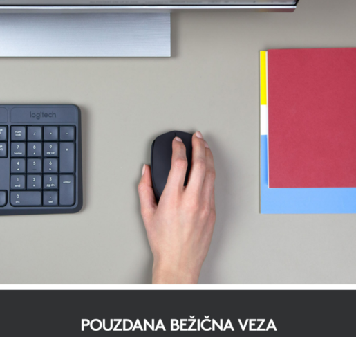 Logitech M171, optički miš, bežični, crni (910-004424)