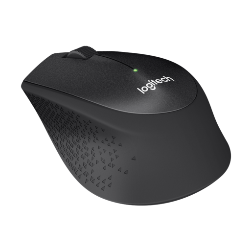 Logitech M330 Silent Plus, optički miš, 1000dpi, bežični, crni, USB (910-004909)