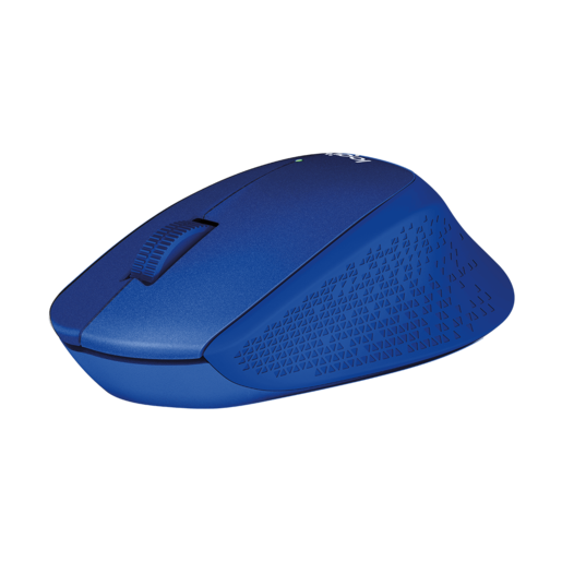 Logitech M330 Silent Plus, optički miš, 1000dpi, bežični, plavi, USB (910-004910)