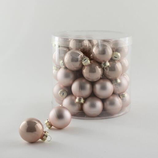 Staklene kuglice 3cm/45kom - roza S/M