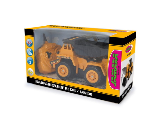 Jamara kamion na daljinsko upravljanje, istovarivač MK136, žuti 1:36