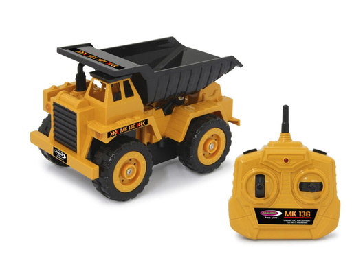 Jamara kamion na daljinsko upravljanje, istovarivač MK136, žuti 1:36