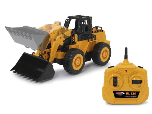 Jamara bager na daljinsko upravljanje Wheel Loader RL136, žuti 1:36
