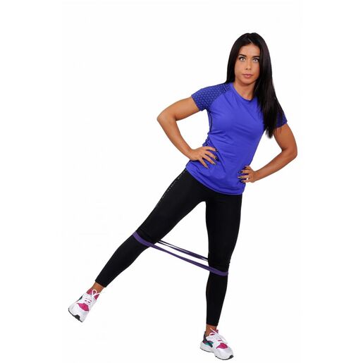 RING elastična guma za vježbanje 13 mm, ljubičasta