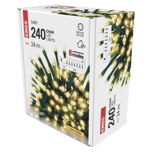 LED lampice 240LED cls mf 24m ww- Toplo bijela