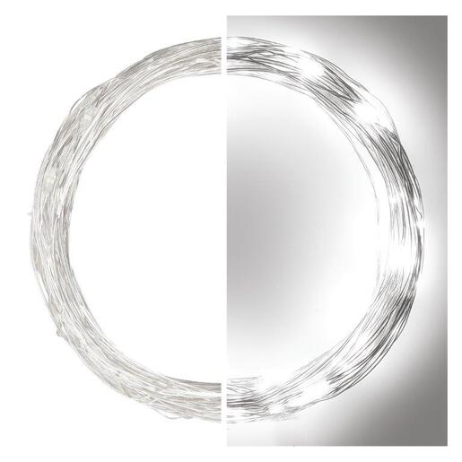 LED lampice 100LED nano10m s IP44 cw- Hladno bijela