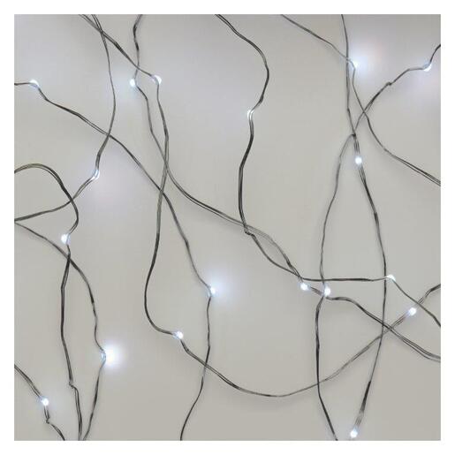 LED lampice 100LED nano10m s IP44 cw- Hladno bijela
