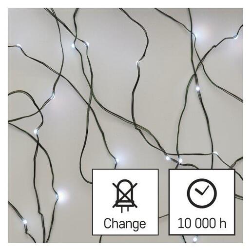 LED lampice 150LED nano 15m g IP44 cw- Hladno bijela