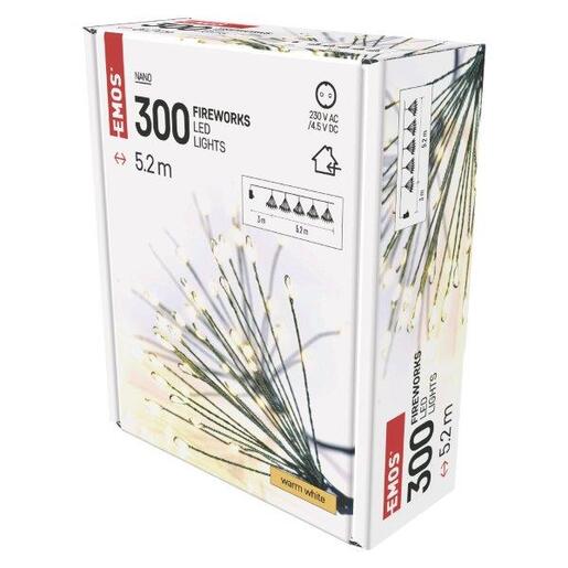 LED nano grane 300LED 5,2m ww- Toplo bijela