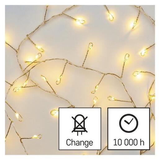 LED lampice 100LED nano cluster bo ww- Toplo bijela