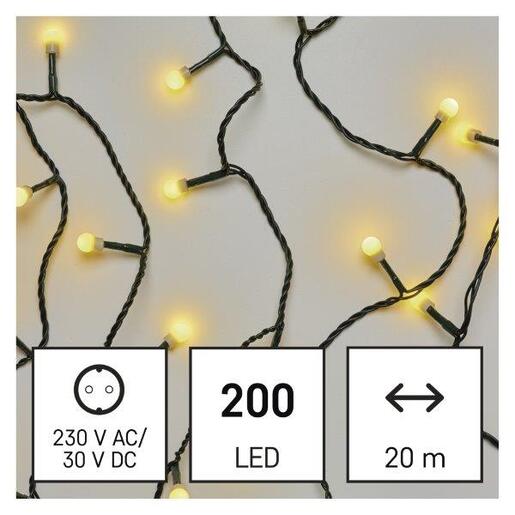 LED lampice 200LED xmas chery timer 20m ww- Toplo bijela