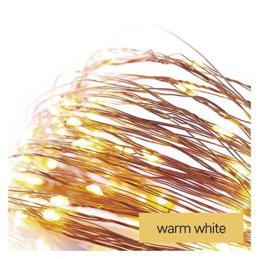 LED lampice 100LED nano10m c IP44 ww- Toplo bijela