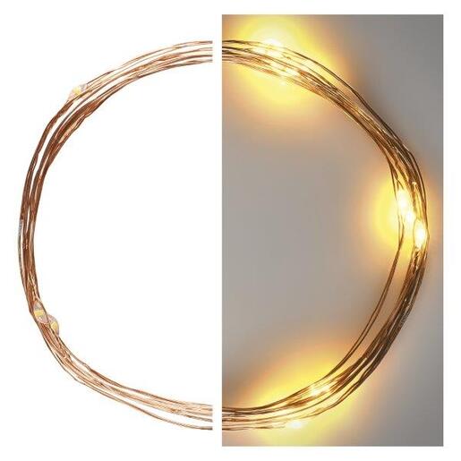 LED lampice 20LED nano IP20 2aa t ww- Hladno bijela