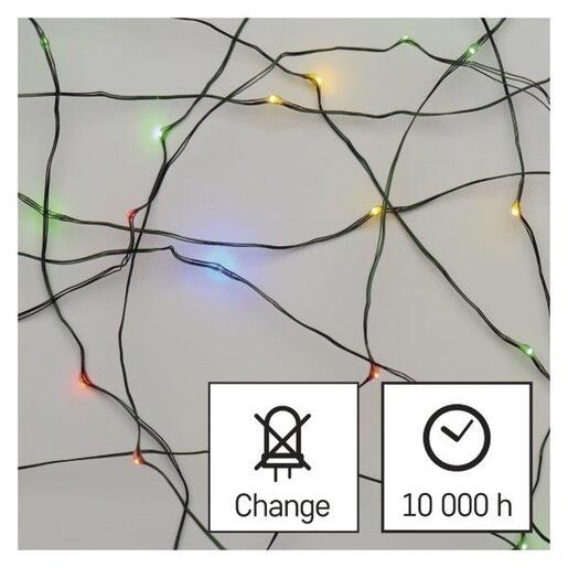 LED lampice 150LED nano 15m g IP44 mc- Šarena