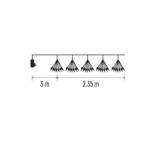 LED nano grane 150LED 3m ww- Toplo bijela