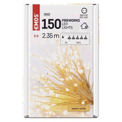 LED nano grane 150LED 3m ww- Toplo bijela