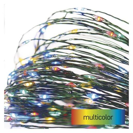 LED lampice 75LED nano 7,5m g IP44 mc- Šarena