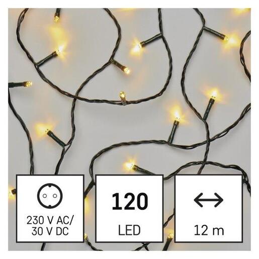 LED lampice 120LED cls mf 12m ww- Toplo bijela