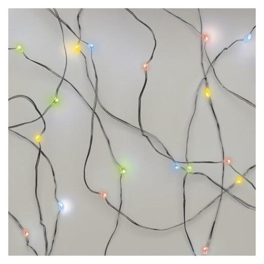 LED lampice 20LED nano IP20 2aa t mc- Šarena